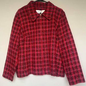 Red with subtle tones of pink Cardigan